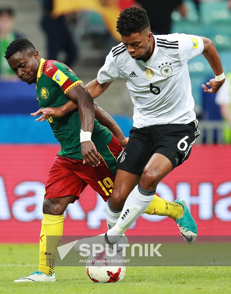 Football. 2017 FIFA Confederations Cup. Germany vs. Cameroon