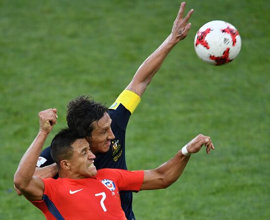 Football. 2017 FIFA Confederations Cup. Chile vs. Australia