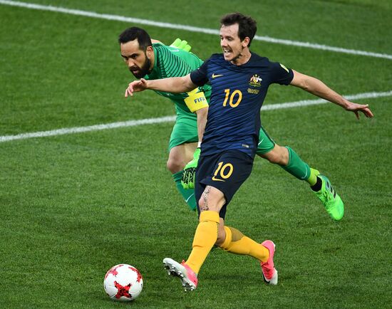 Football. 2017 FIFA Confederations Cup. Chile vs. Australia