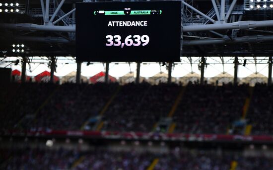 Football. 2017 FIFA Confederations Cup. Chile vs. Australia