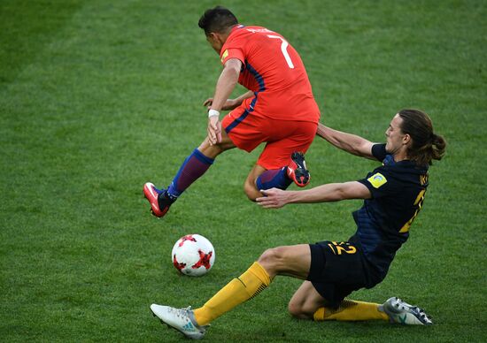 Football. 2017 FIFA Confederations Cup. Chile vs. Australia