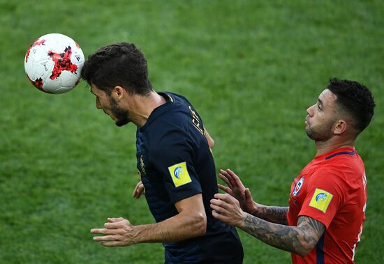Football. 2017 FIFA Confederations Cup. Chile vs. Australia