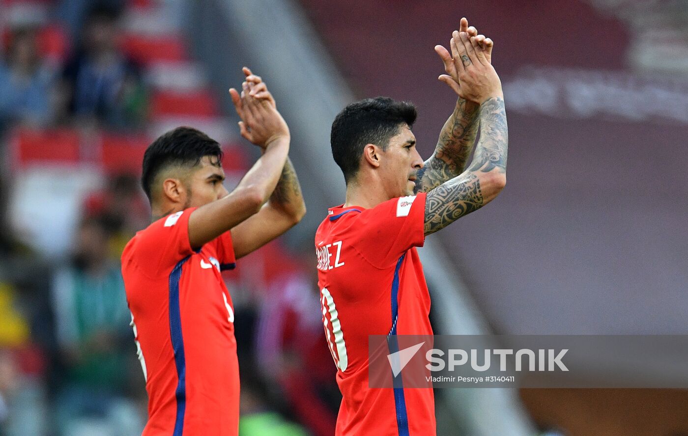Football. 2017 FIFA Confederations Cup. Chile vs. Australia