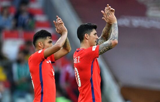 Football. 2017 FIFA Confederations Cup. Chile vs. Australia