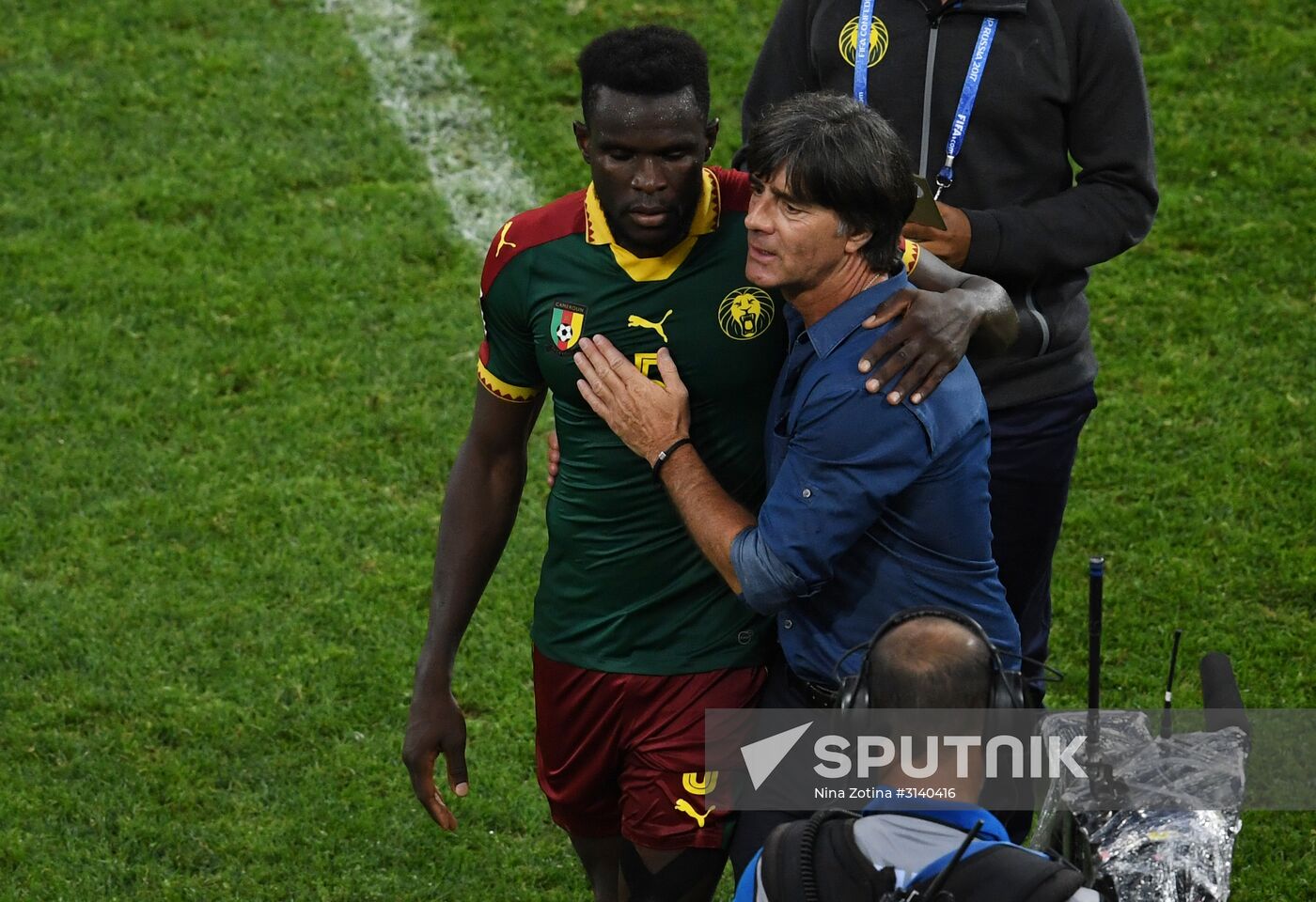 Football. 2017 FIFA Confederations Cup. Germany vs. Cameroon