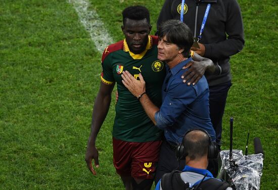 Football. 2017 FIFA Confederations Cup. Germany vs. Cameroon