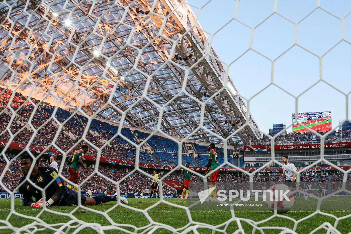 Football. 2017 FIFA Confederations Cup. Germany vs. Cameroon