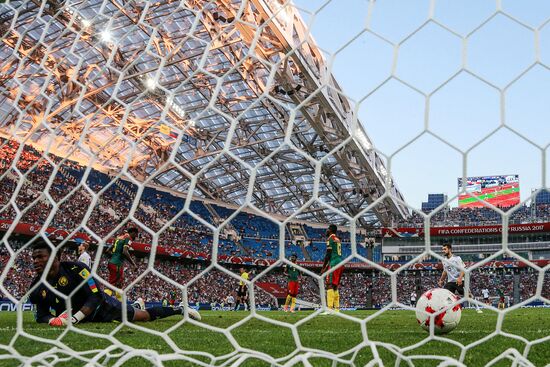 Football. 2017 FIFA Confederations Cup. Germany vs. Cameroon