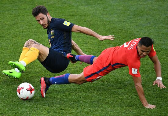 Football. 2017 FIFA Confederations Cup. Chile vs. Australia