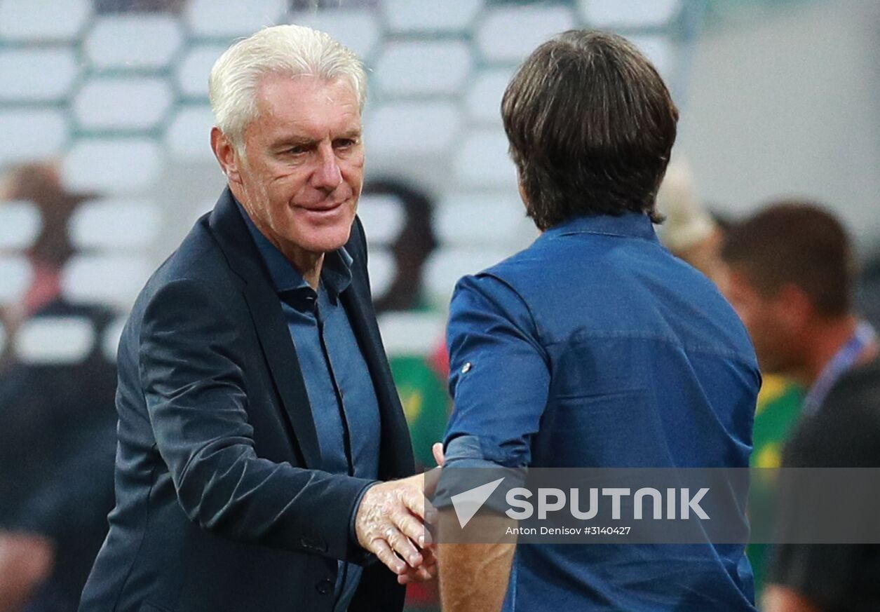 Football. 2017 FIFA Confederations Cup. Germany vs. Cameroon