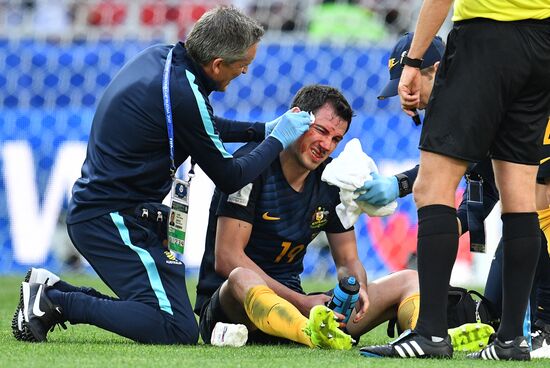 Football. 2017 FIFA Confederations Cup. Chile vs. Australia