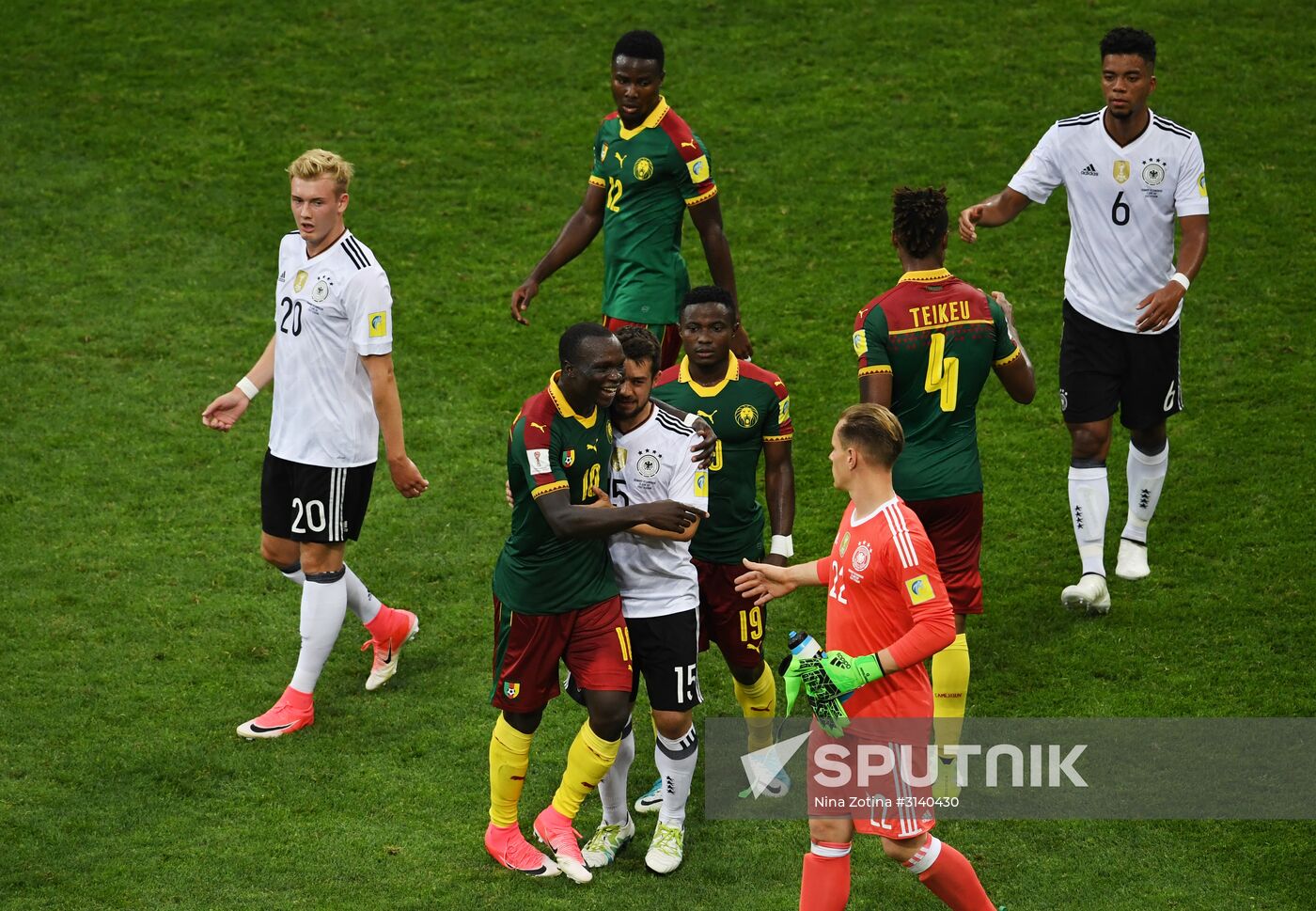 Football. 2017 FIFA Confederations Cup. Germany vs. Cameroon