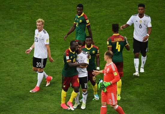 Football. 2017 FIFA Confederations Cup. Germany vs. Cameroon