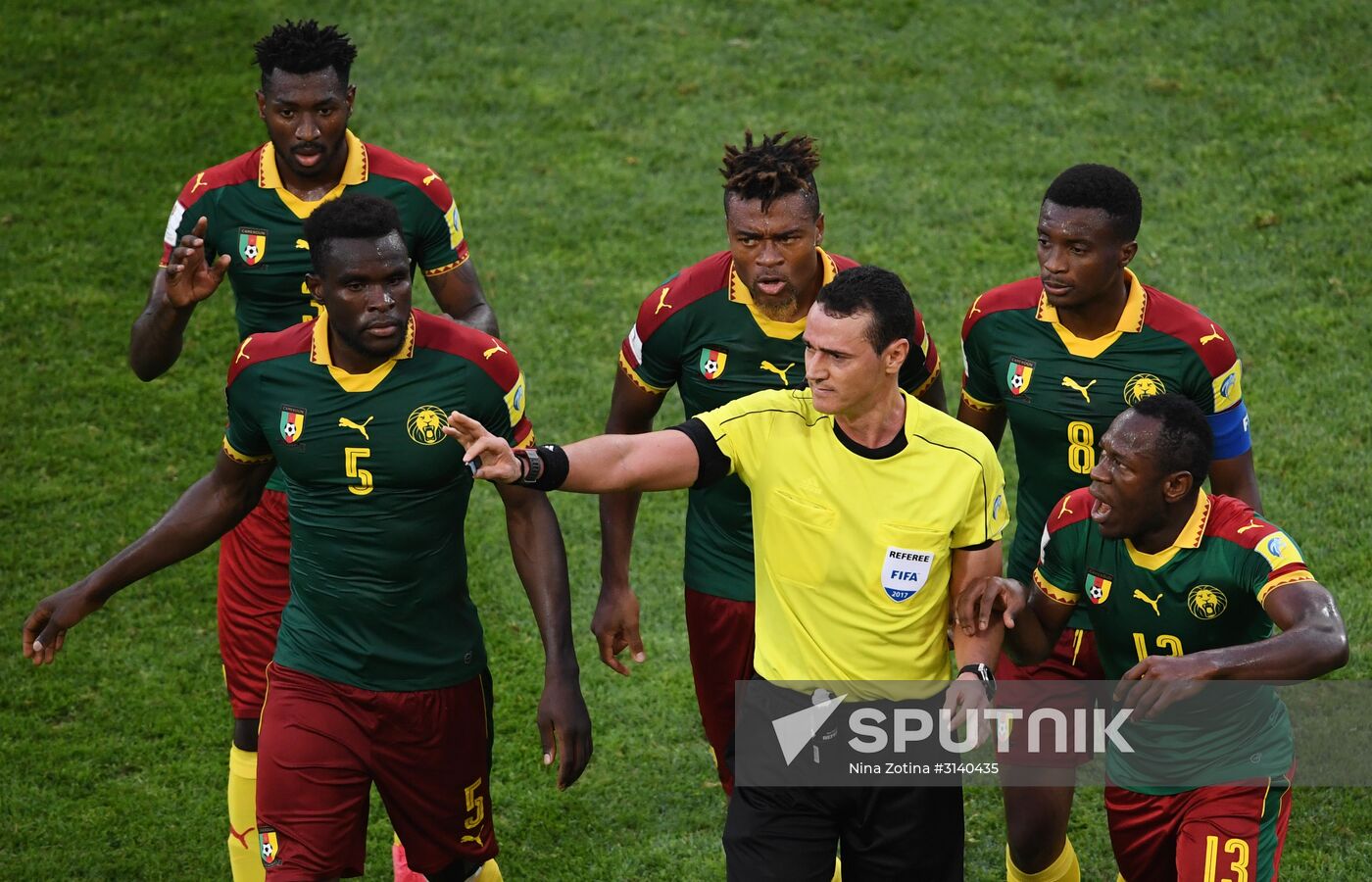 Football. 2017 FIFA Confederations Cup. Germany vs. Cameroon