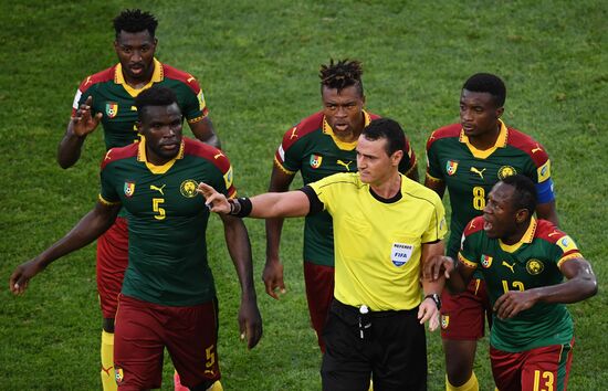 Football. 2017 FIFA Confederations Cup. Germany vs. Cameroon
