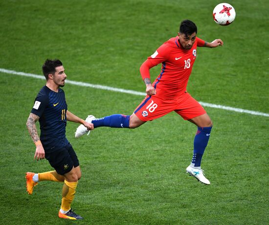Football. 2017 FIFA Confederations Cup. Chile vs. Australia