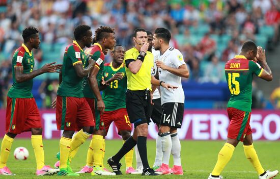 Football. 2017 FIFA Confederations Cup. Germany vs. Cameroon