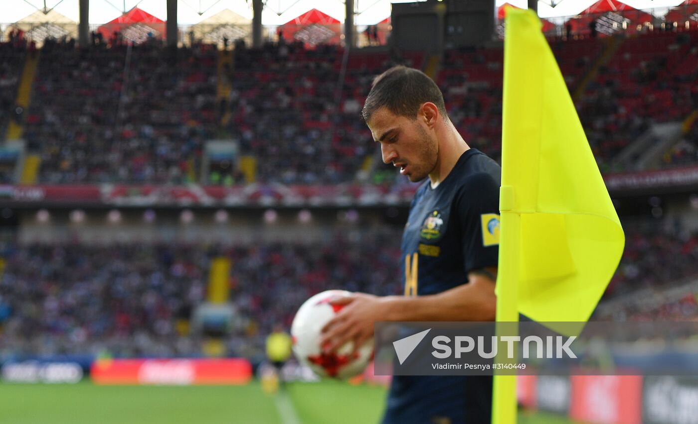 Football. 2017 FIFA Confederations Cup. Chile vs. Australia