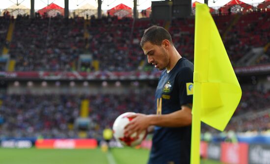 Football. 2017 FIFA Confederations Cup. Chile vs. Australia