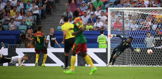 Football. 2017 FIFA Confederations Cup. Germany vs. Cameroon