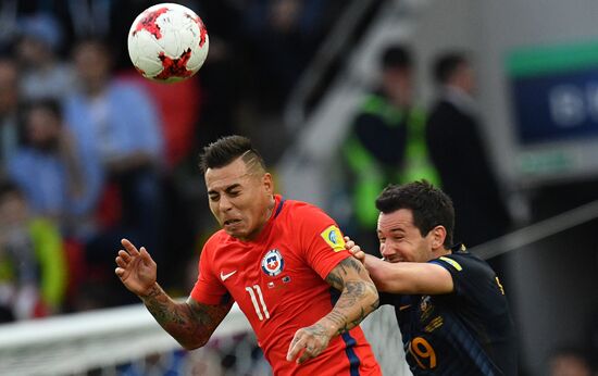 Football. 2017 FIFA Confederations Cup. Chile vs. Australia