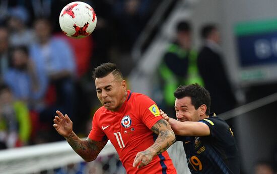 Football. 2017 FIFA Confederations Cup. Chile vs. Australia
