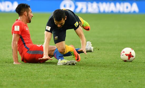 Football. 2017 FIFA Confederations Cup. Chile vs. Australia