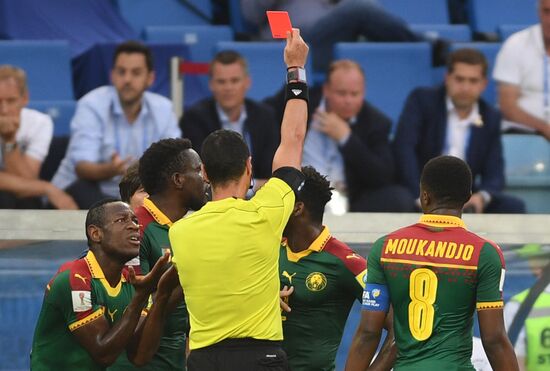 Football. 2017 FIFA Confederations Cup. Germany vs. Cameroon