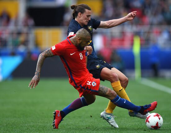 Football. 2017 FIFA Confederations Cup. Chile vs. Australia