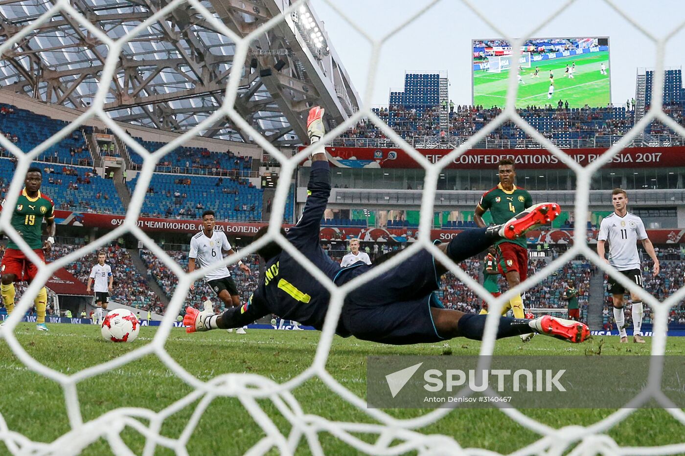 Football. 2017 FIFA Confederations Cup. Germany vs. Cameroon
