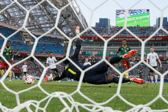 Football. 2017 FIFA Confederations Cup. Germany vs. Cameroon