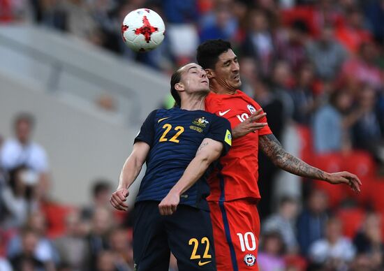 Football. 2017 FIFA Confederations Cup. Chile vs. Australia