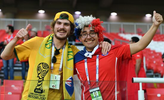 Football. 2017 FIFA Confederations Cup. Chile vs. Australia