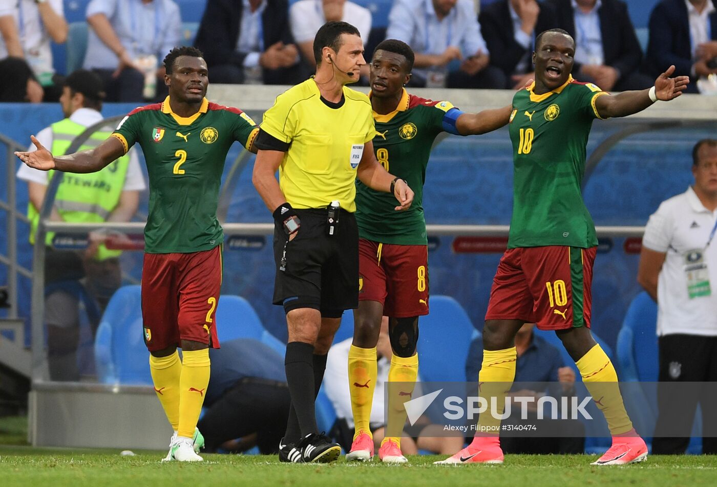 Football. 2017 FIFA Confederations Cup. Germany vs. Cameroon