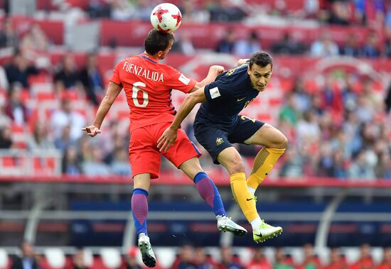 Football. 2017 FIFA Confederations Cup. Chile vs. Australia