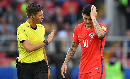 Football. 2017 FIFA Confederations Cup. Chile vs. Australia