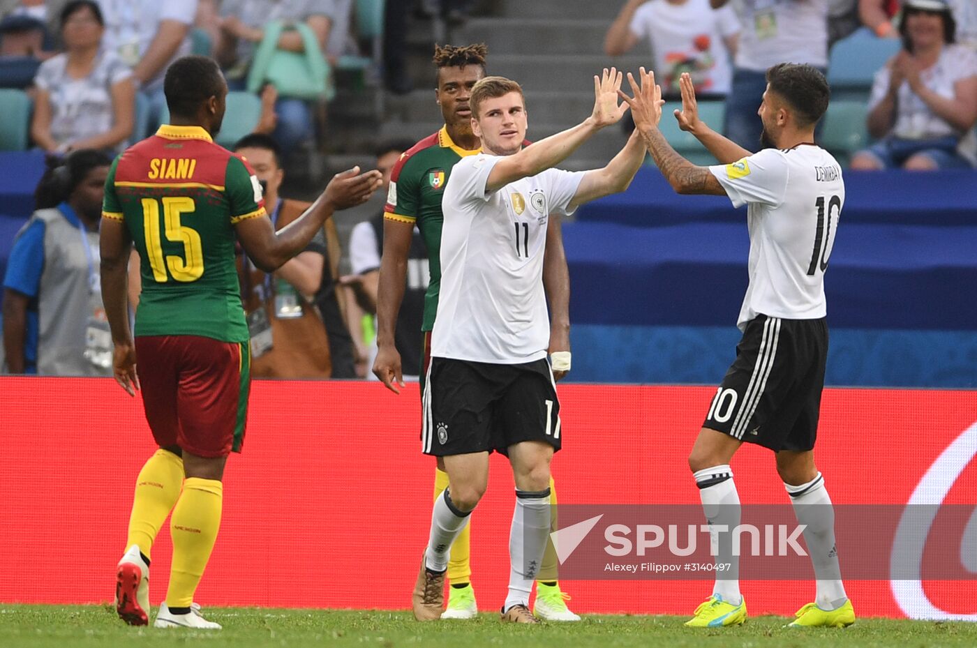 Football. 2017 FIFA Confederations Cup. Germany vs. Cameroon