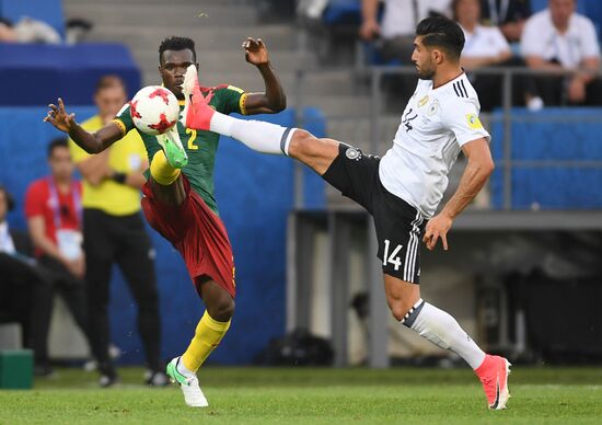Football. 2017 FIFA Confederations Cup. Germany vs. Cameroon