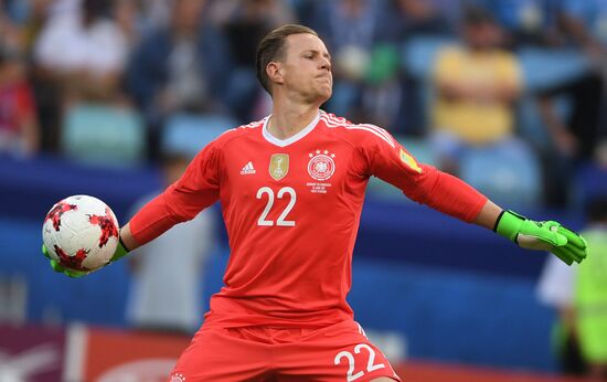 Football. 2017 FIFA Confederations Cup. Germany vs. Cameroon