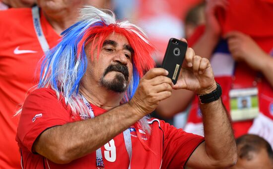 Football. 2017 FIFA Confederations Cup. Chile vs. Australia