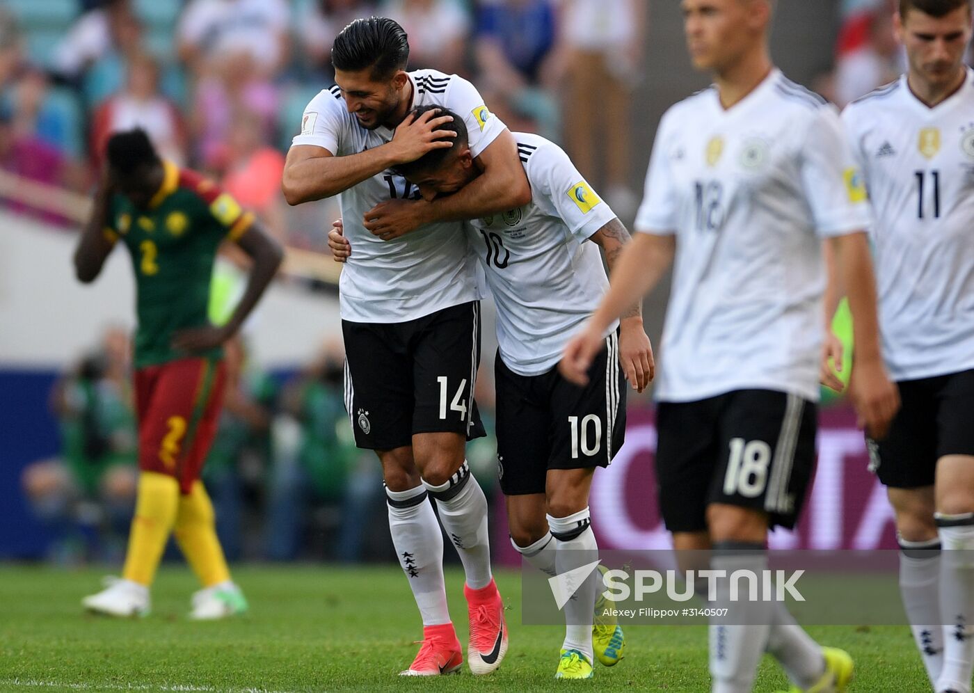 Football. 2017 FIFA Confederations Cup. Germany vs. Cameroon