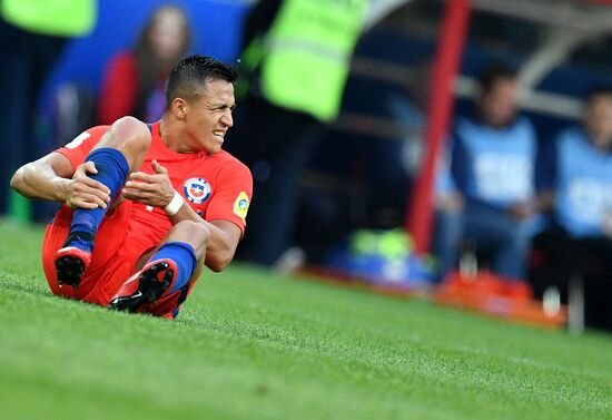 Football. 2017 FIFA Confederations Cup. Chile vs. Australia