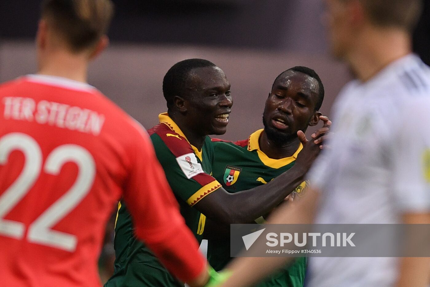 Football. 2017 FIFA Confederations Cup. Germany vs. Cameroon
