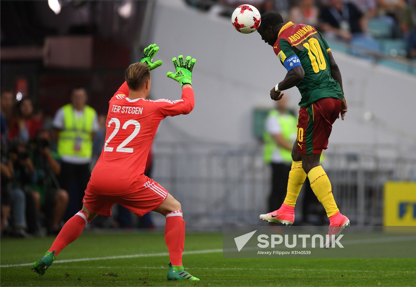 Football. 2017 FIFA Confederations Cup. Germany vs. Cameroon