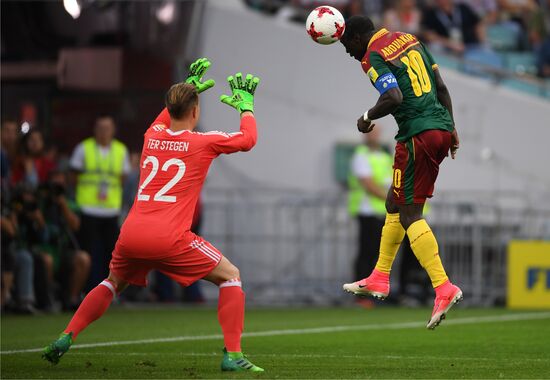 Football. 2017 FIFA Confederations Cup. Germany vs. Cameroon