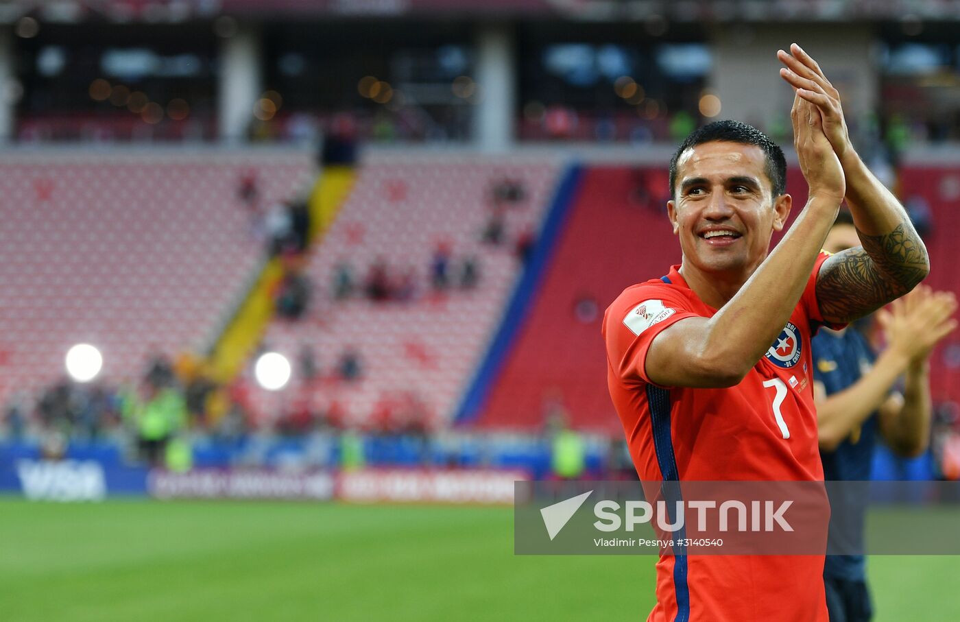 Football. 2017 FIFA Confederations Cup. Chile vs. Australia