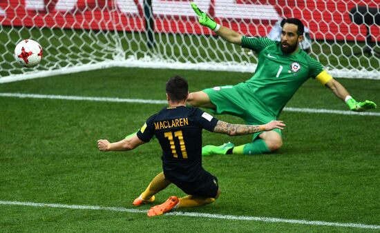 Football. 2017 FIFA Confederations Cup. Chile vs. Australia