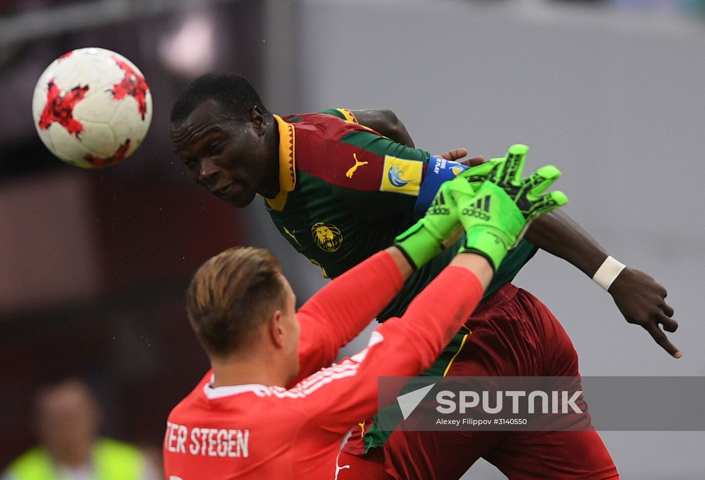 Football. 2017 FIFA Confederations Cup. Germany vs. Cameroon