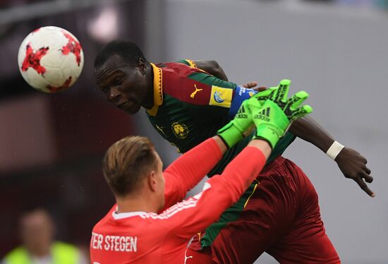 Football. 2017 FIFA Confederations Cup. Germany vs. Cameroon