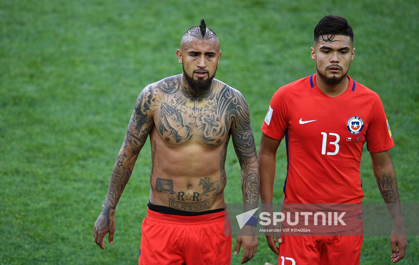 Football. 2017 FIFA Confederations Cup. Chile vs. Australia